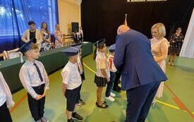 Uroczyste rozpoczęcie roku szkolnego w Szkole Podstawowej im. Jana Pawła II w Borkowie 2