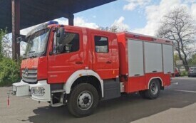 Podpisanie umowy na Zakup średniego samochodu ratowniczo-gaśniczego wraz z pełnym wyposażeniem w celu podniesienia sprawności jednostki OSP w Dziembakowie włączonej do Krajowego Systemu Ratowniczo &ndash; G 