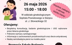 Zaproszenie na akcję profilaktyczną dla Mieszkanek Gminy Sierpc 1