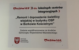Wyremontowana i doposażona świetlica wiejska w Borkowie Kościelnym 15