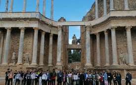 Wyjazd uczni&oacute;w Szkoły Podstawowej im. Jana Pawła II w Borkowie Kościelnym  do Hiszpanii w ramach programu Erasmus+