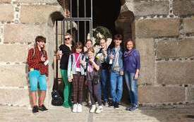 Wyjazd uczni&oacute;w Szkoły Podstawowej im. Jana Pawła II w Borkowie Kościelnym  do Hiszpanii w ramach programu Erasmus+