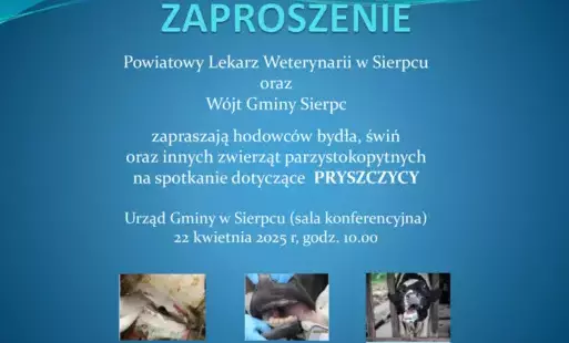 Spotkanie dotyczące pryszczycy