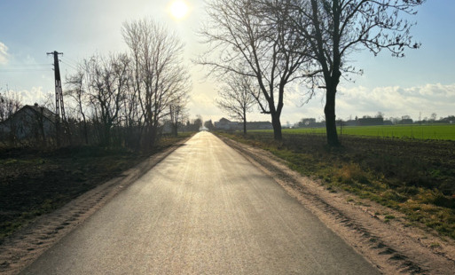 Gmina Sierpc zakończyła realizację zadania pn. „Przebudowa drogi gminnej nr 370536W Dziembakowo – Warzyn – Skóry'