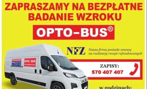 Bezpłatne badanie wzroku w Goleszynie!