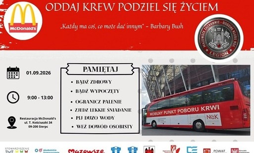 Oddaj krew – podziel się życiem!