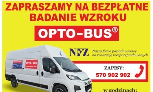 Bezpłatne badanie wzroku w Goleszynie