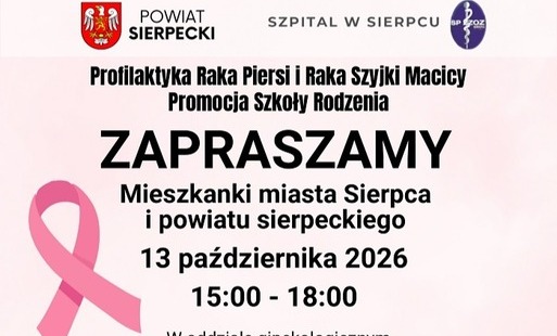 AKCJA PROFILAKTYCZNA DLA KOBIET – 13 PAŹDZIERNIKA 2026 R.