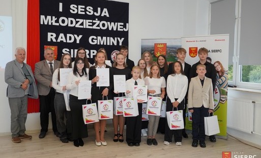 Młodzieżowa Rada Gminy Sierpc rozpoczęła II kadencję
