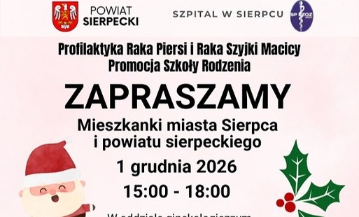 Akcja profilaktyki raka szyjki macicy w Sierpcu