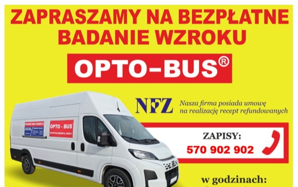 Bezpłatne badanie wzroku w Goleszynie